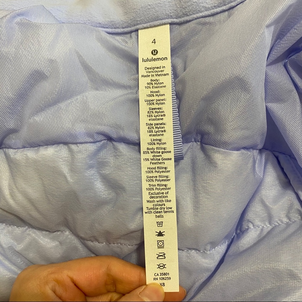 RARE Lululemon Down For It All Jacket
Lavender - Picture 7 of 11
